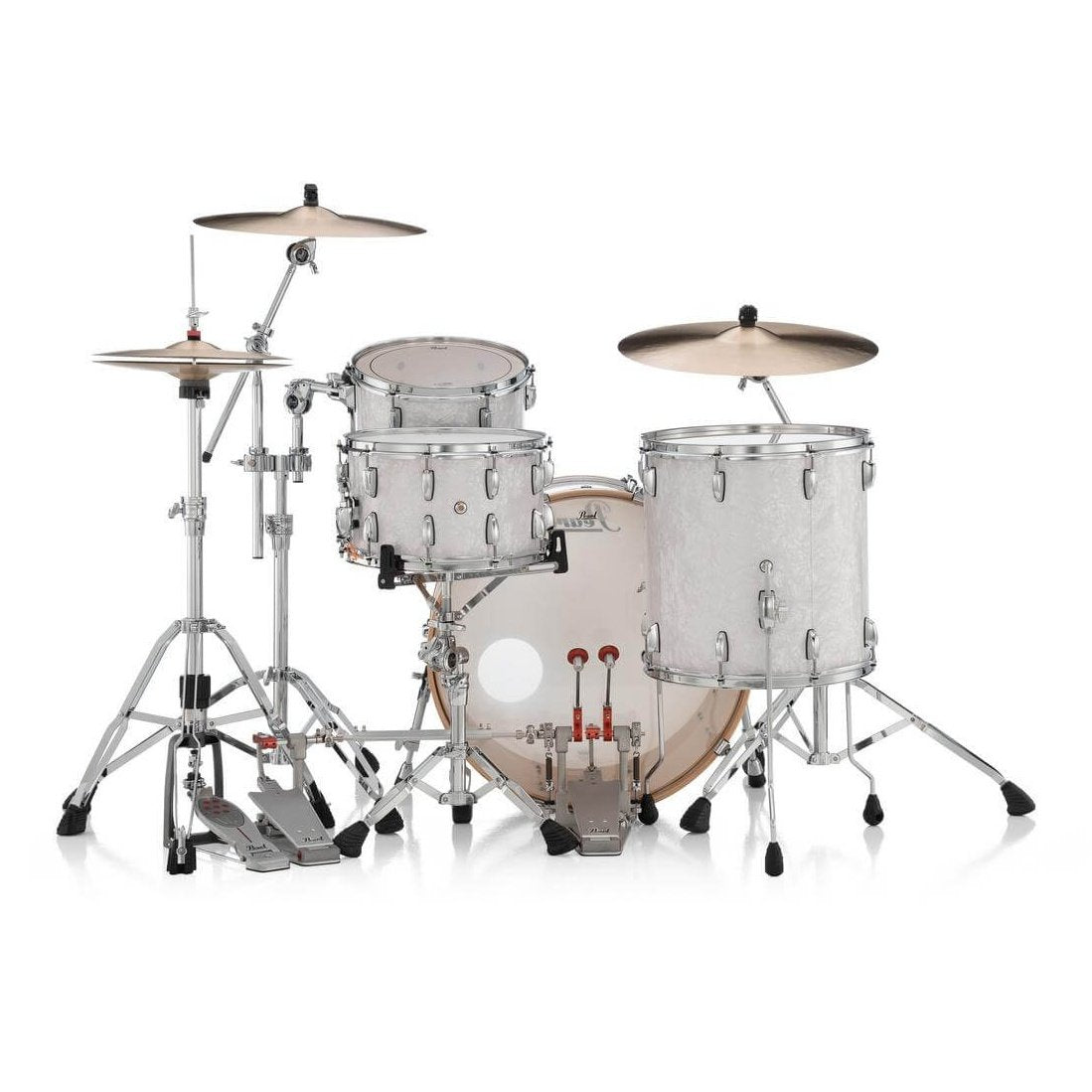 Pearl Professional Maple 3pc Drum Set 24/13/16 White Marine Pearl